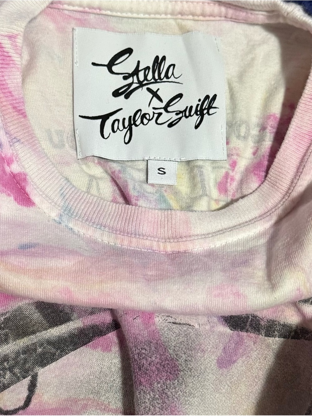 RARE Taylor Swift x Stella McCartney Merch Pink Long Sleeve Top Lover SIZE S - Picture 3 of 3